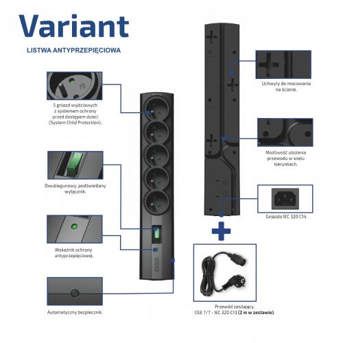 Listwa Ever Variant DobryUPS